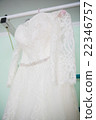 Modern white wedding dress 22346757