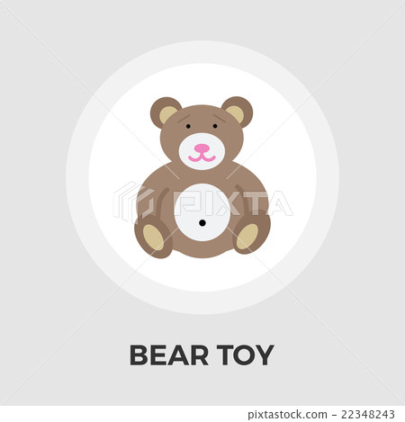 Bear Toy Flat Icon Bear Toy Flat Icon 22348243
