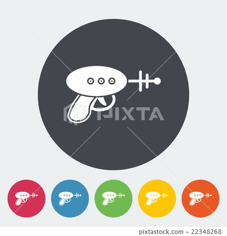 Gun Toy Flat Icon Gun Toy Flat Icon 22348268