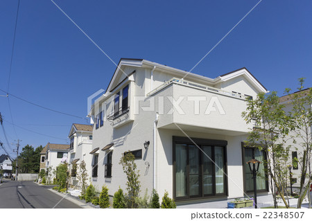 Residential Newly built residential area street image Aozora European design consortium south road 22348507