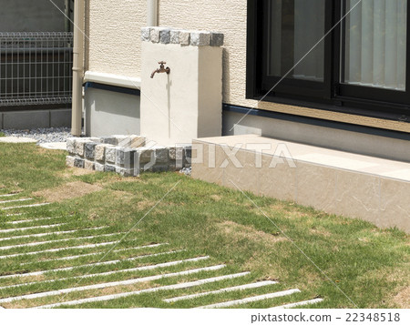 Residential Exterior Garden Antique Water Faucet Residential Exterior Garden Antique Water Faucet 22348518