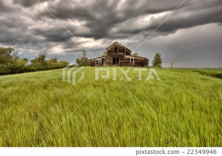 Abandoned Farm Buildings Saskatchewan 22349946