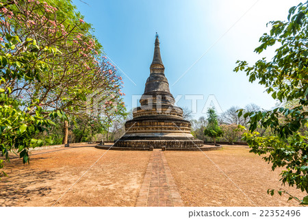 Ancient Pagoda. Wat U-mong (Tunnel temple) Ancient Pagoda. Wat U-mong (Tunnel temple) 22352496
