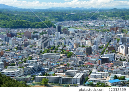 Fukushima city area landscape Fukushima city area landscape 22352869
