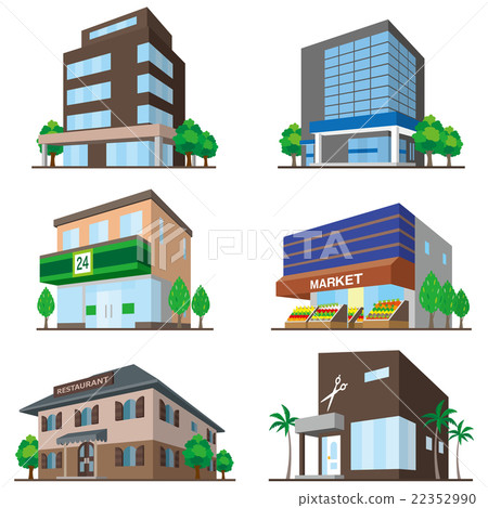 Building / solid figure - Stock Illustration [22352990] - PIXTA