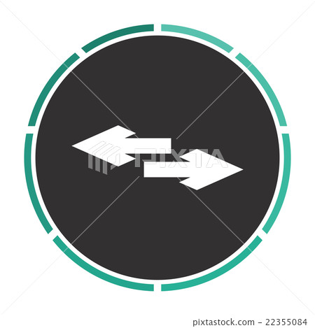 side arrow computer symbol 22355084