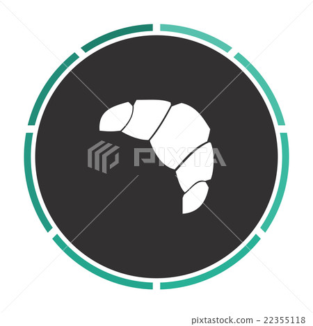 Croissant computer symbol 22355118