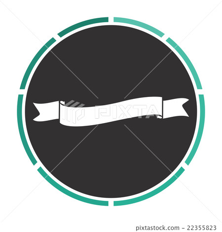 Wave ribbon computer symbol Wave ribbon computer symbol 22355823