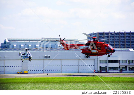 AS332＆EC 225直升機起飛（Supel Puma）Tachikawa消防節2015 22355828