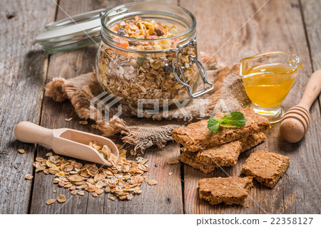 Granola bar from homemade 22358127