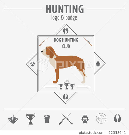 Hunting logo and badge template 22358641
