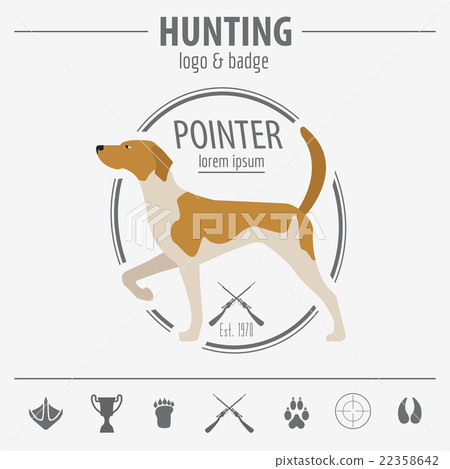 Hunting logo and badge template Hunting logo and badge template 22358642