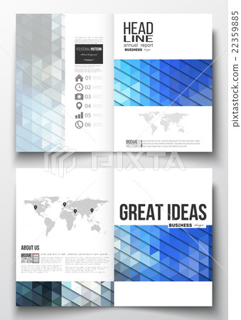 Set of business templates for brochure, magazine Set of business templates for brochure, magazine 22359885