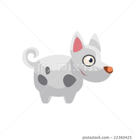 Hound Simplified Cute Illustration 22360425