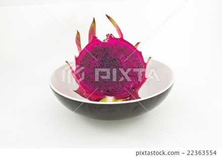red organic dragon fruit in cup red organic dragon fruit in cup 22363554