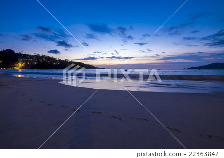 Night view of Phuket Patong Beach 22363842