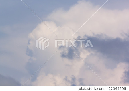 White clouds and rain clouds 22364306