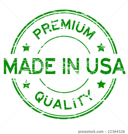 Grunged rubber stamp "made in USA" Grunged rubber stamp "made in USA" 22364326