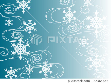 Running water snow background illustration 22364846