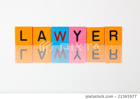 Lawyer - an inscription from children's blocks 22365977