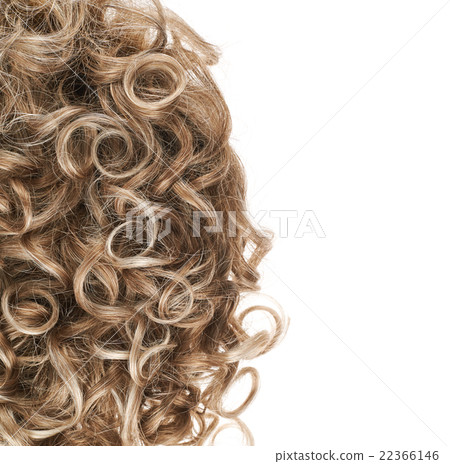 Hair fragment over the white 22366146