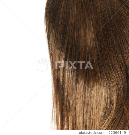 Hair fragment over the white 22366149