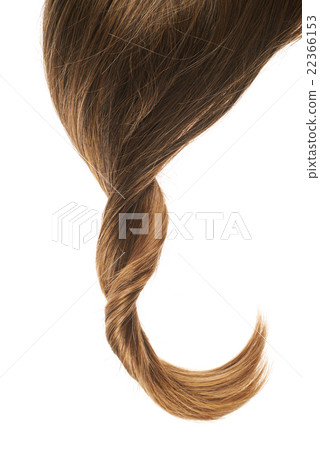 Hair fragment over the white 22366153