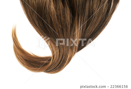 Hair fragment over the white 22366156
