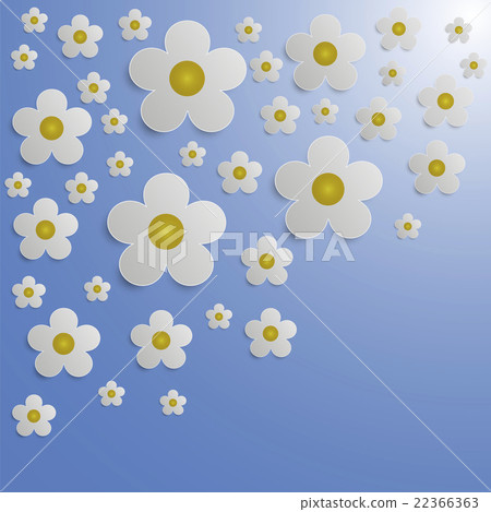 Summer Flower Paper Background 22366363
