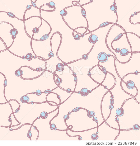 Pattern witn rope and beads Pattern witn rope and beads 22367849