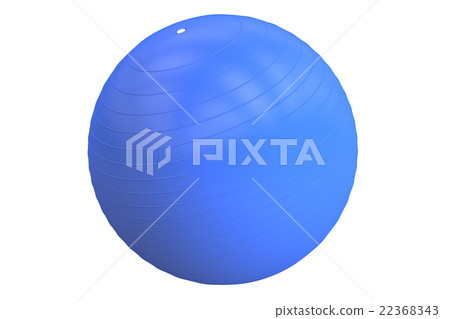 Blue Fitball, 3D rendering Blue Fitball, 3D rendering 22368343