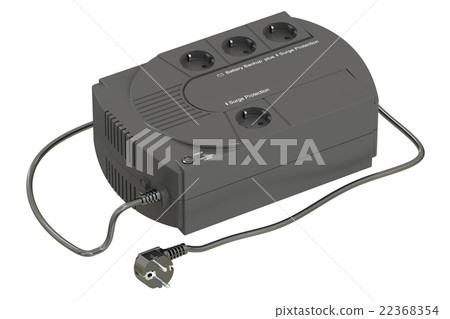 Uninterruptible power supply, 3D rendering 22368354