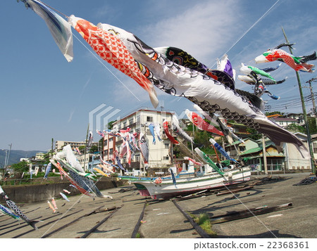 福浦港的鯉魚飄帶 22368361