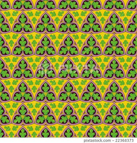 Seamless leaf pattern Seamless leaf pattern 22368373