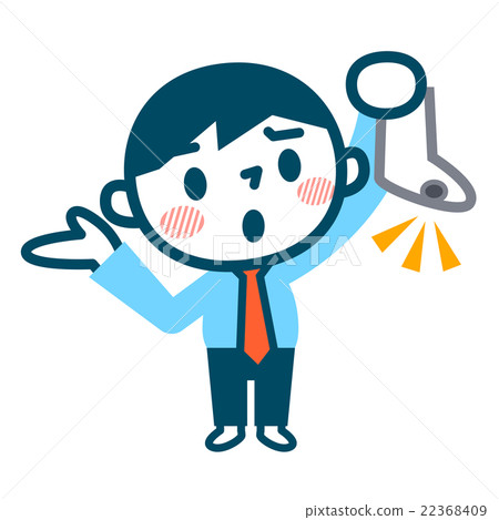 一個男人在他的襪子上有個洞 22368409