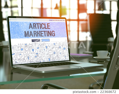 Article Marketing - Concept on Laptop Screen. Article Marketing - Concept on Laptop Screen. 22368672