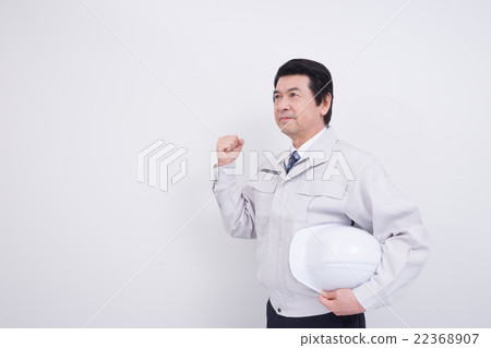 Male male worker (Guts pose) 22368907