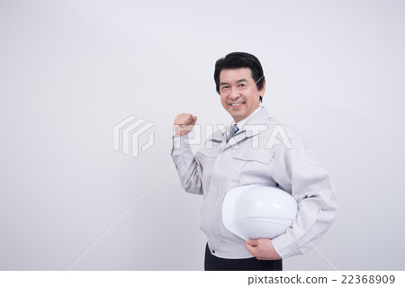 Male male worker (Guts pose) 22368909