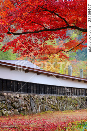 Fukuman in the autumn Takashi Kurugi Temple 22369407