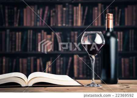 Reading and wine 22369592
