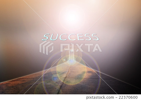 Business concept time to success with text on sunlight 22370600