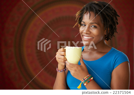 Enjoying coffee 22371504