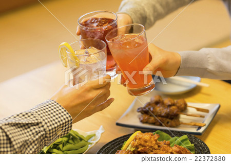 A toast with Chu-hi 22372880