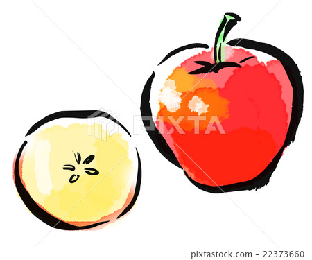 刷塗蔬菜水果蘋果 22373660