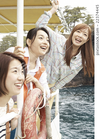 A woman enjoying traveling 22374445