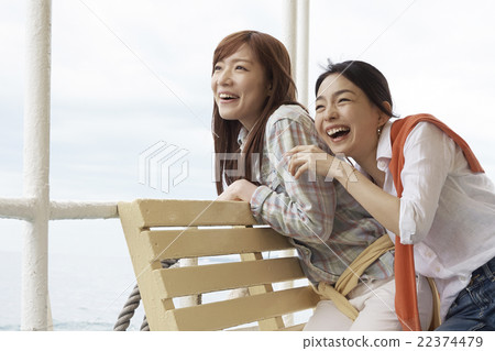 A woman enjoying traveling 22374479