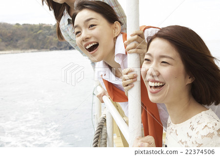 A woman enjoying traveling 22374506