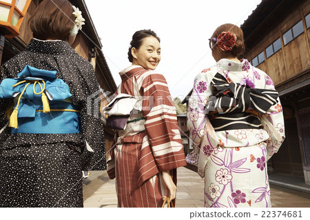 婦女用和服觀光 22374681