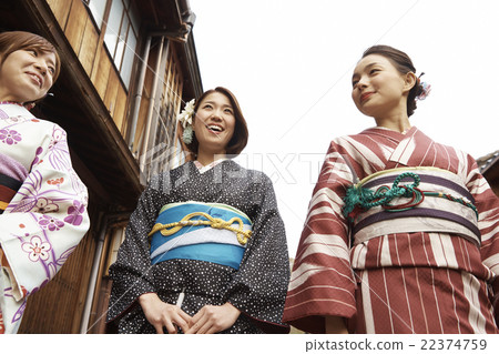 婦女用和服觀光 22374759