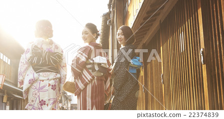 婦女用和服觀光 22374839
